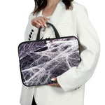 Horror Cobweb Print Laptop Sleeve With Handle