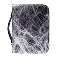 Horror Cobweb Print Leather Bible Cover