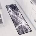 Horror Cobweb Print Long Kitchen Mat