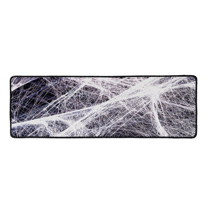 Horror Cobweb Print Long Kitchen Mat