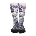 Horror Cobweb Print Long Socks