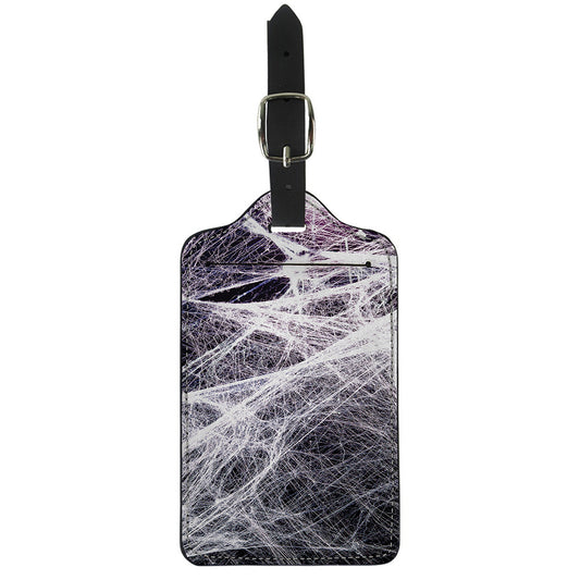 Horror Cobweb Print Luggage Tag