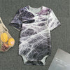 Horror Cobweb Print Men's Bodysuit