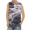 Horror Cobweb Print Men's Fitness Tank Top