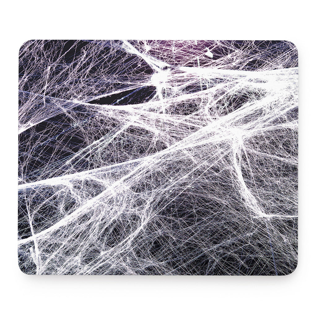 Horror Cobweb Print Mouse Pad