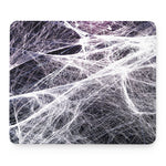 Horror Cobweb Print Mouse Pad