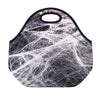 Horror Cobweb Print Neoprene Lunch Bag