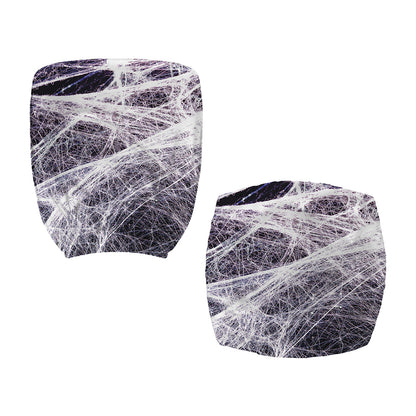 Horror Cobweb Print Office Chair Cover