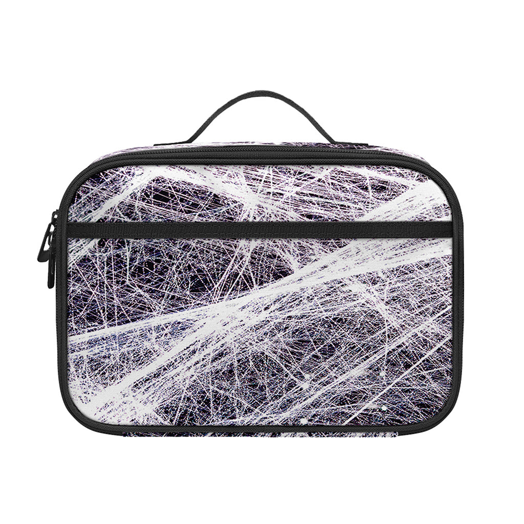 Horror Cobweb Print Portable Lunch Bag