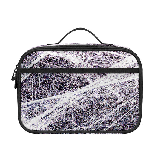 Horror Cobweb Print Portable Lunch Bag