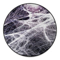 Horror Cobweb Print Round Floor Mat