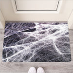 Horror Cobweb Print Rubber Doormat
