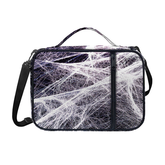 Horror Cobweb Print Shoulder Strap Bible Bag