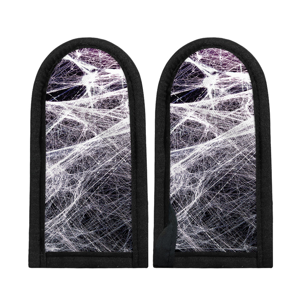 Horror Cobweb Print Skillet Handle Cover