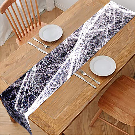 Horror Cobweb Print Table Runner