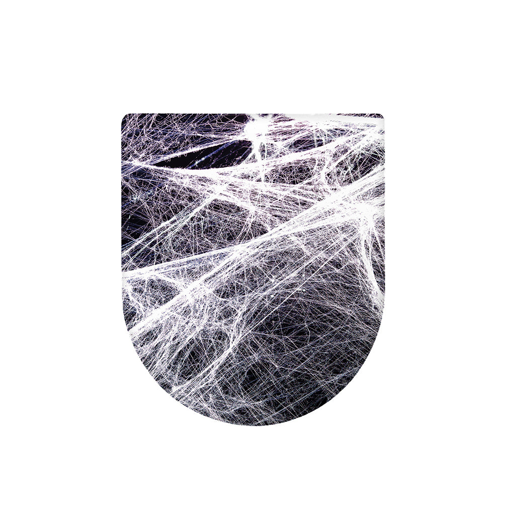 Horror Cobweb Print Toilet Lid Cover