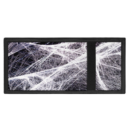 Horror Cobweb Print Trifold Wallet
