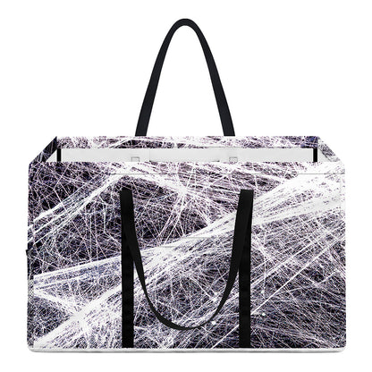 Horror Cobweb Print Utility Tote Bag