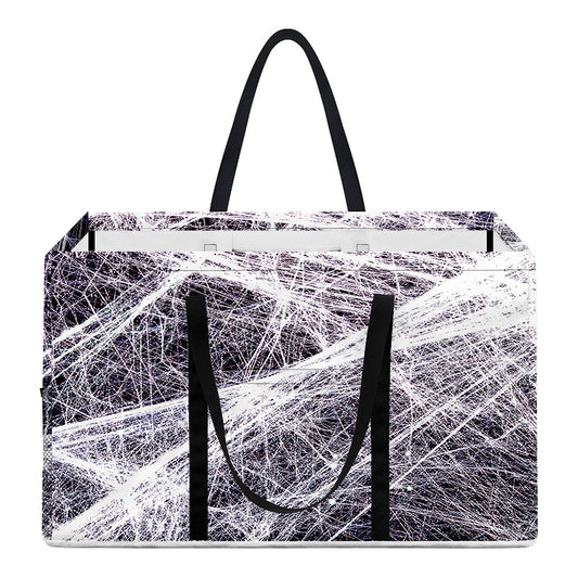 Horror Cobweb Print Utility Tote Bag