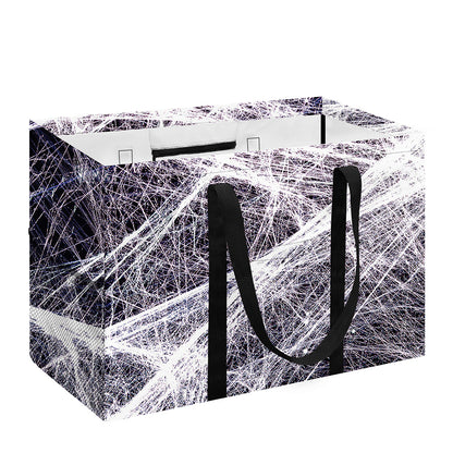 Horror Cobweb Print Utility Tote Bag