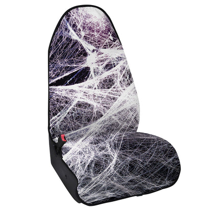 Horror Cobweb Print Waterproof Car Seat Cover