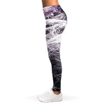 Horror Cobweb Print Women's Leggings