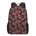 Horror Frankenstein Pattern Print 17 Inch Backpack