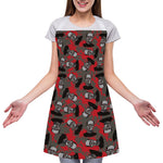 Horror Frankenstein Pattern Print Adjustable Apron