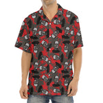 Horror Frankenstein Pattern Print Aloha Shirt