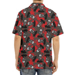 Horror Frankenstein Pattern Print Aloha Shirt