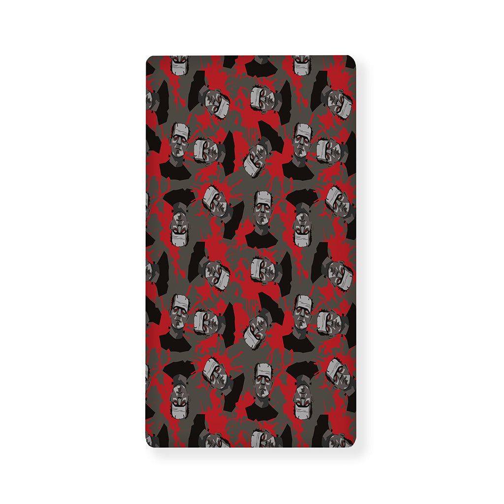 Horror Frankenstein Pattern Print Baby Crib Sheet