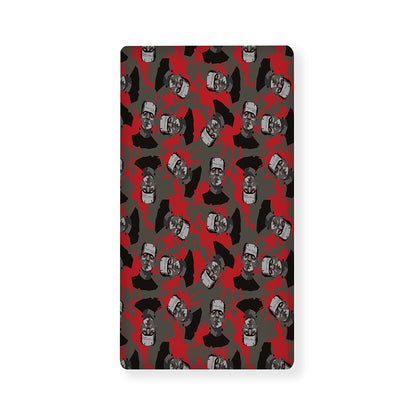 Horror Frankenstein Pattern Print Baby Crib Sheet