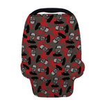 Horror Frankenstein Pattern Print Baby Seat Cover