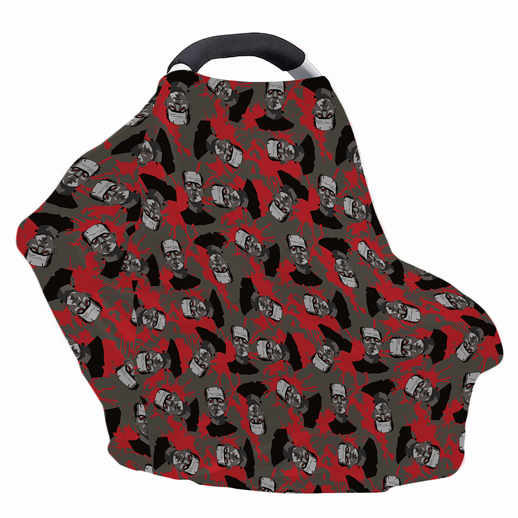 Horror Frankenstein Pattern Print Baby Seat Cover