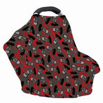 Horror Frankenstein Pattern Print Baby Seat Cover