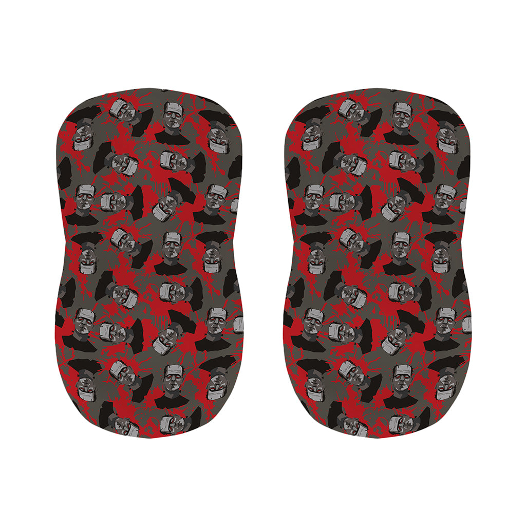 Horror Frankenstein Pattern Print Bar Stool Covers