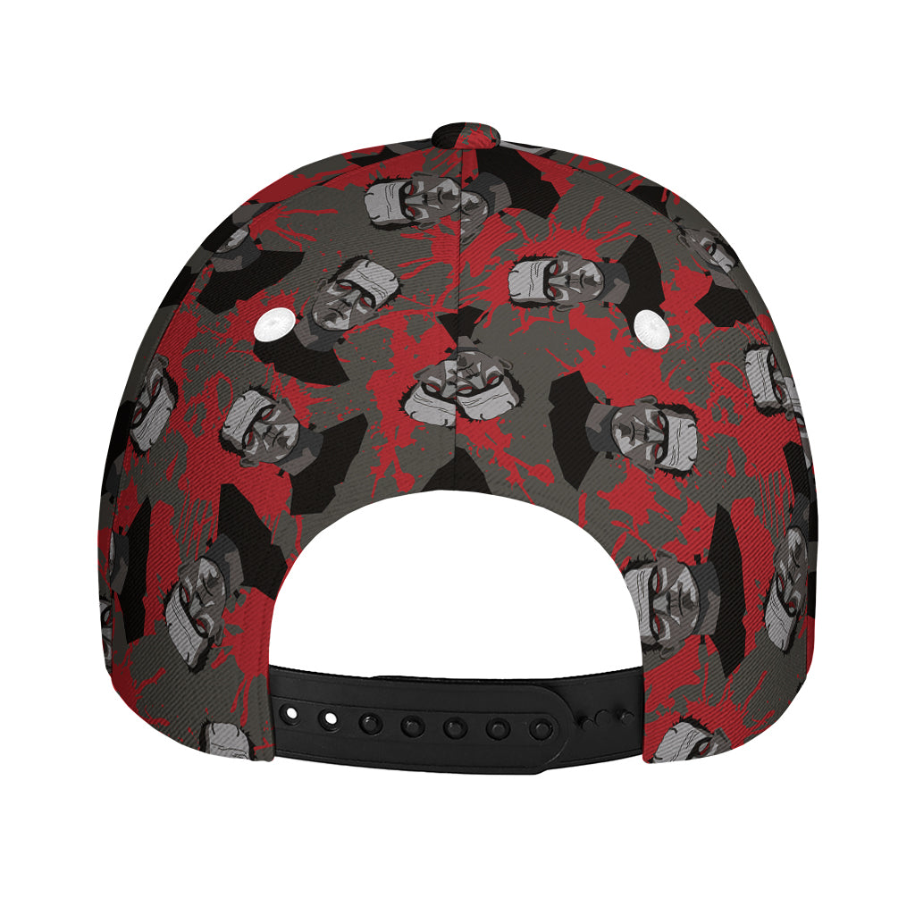 Horror Frankenstein Pattern Print Baseball Cap