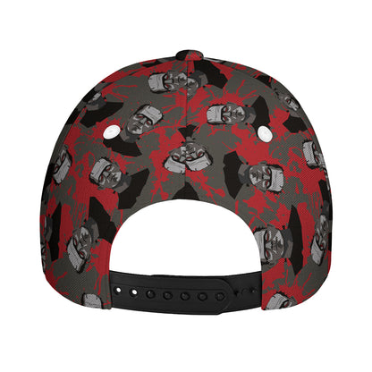 Horror Frankenstein Pattern Print Baseball Cap