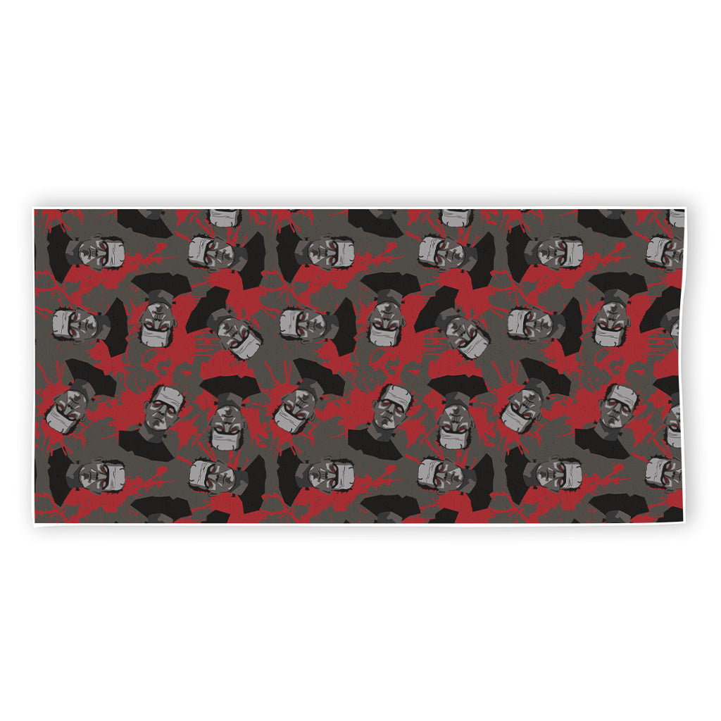 Horror Frankenstein Pattern Print Beach Towel