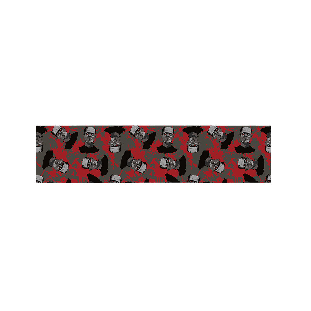 Horror Frankenstein Pattern Print Bed Runner