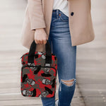 Horror Frankenstein Pattern Print Bible Tote Bag