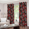 Horror Frankenstein Pattern Print Blackout Grommet Curtains