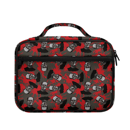 Horror Frankenstein Pattern Print Briefcase Bible Bag
