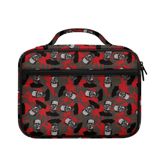 Horror Frankenstein Pattern Print Briefcase Bible Bag