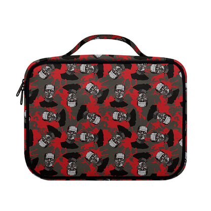 Horror Frankenstein Pattern Print Briefcase Bible Bag