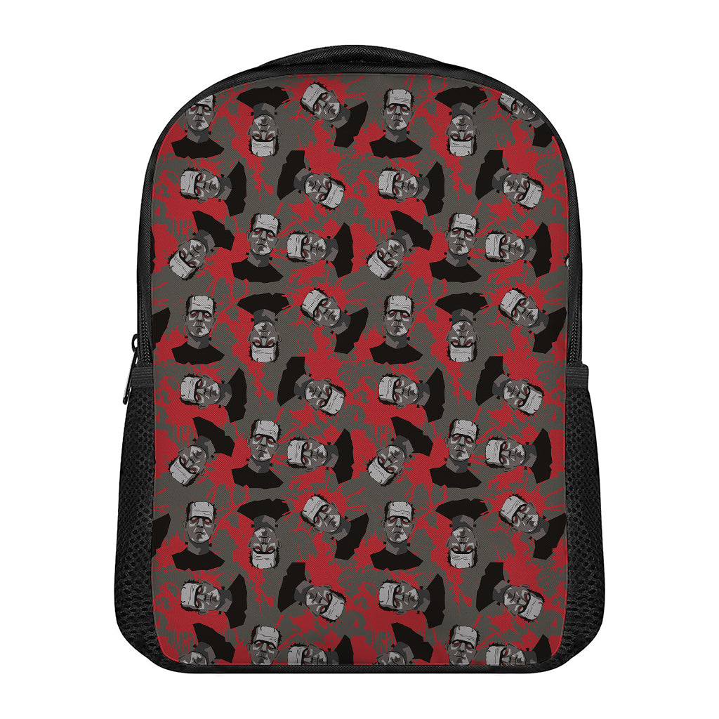 Horror Frankenstein Pattern Print Casual Backpack