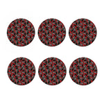 Horror Frankenstein Pattern Print Coaster Set