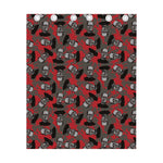 Horror Frankenstein Pattern Print Curtain