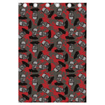 Horror Frankenstein Pattern Print Curtain