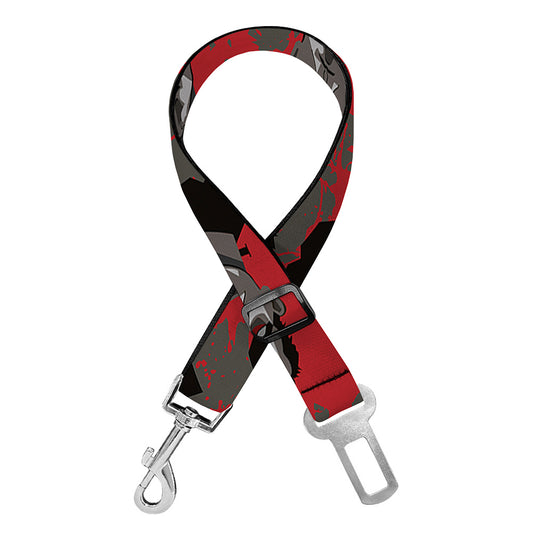 Horror Frankenstein Pattern Print Dog Seat Belt